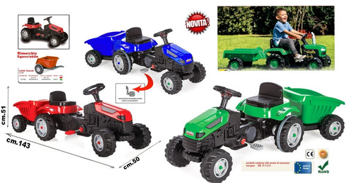 Trattore active pedali con - trattore,