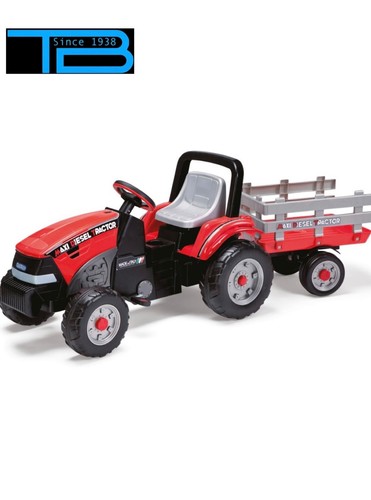 Trattore pedali con - trattore, a