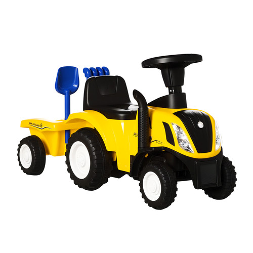 Homcom trattore cavalcabile - trattore,